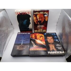 Mission Impossible Independence Day The Rock‎ Armageddon Ransom VHS Movie Lot